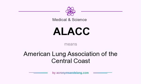 What does ALACC mean? It stands for American Lung Association of the Central Coast