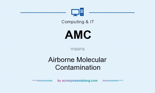 What does AMC mean? It stands for Airborne Molecular Contamination