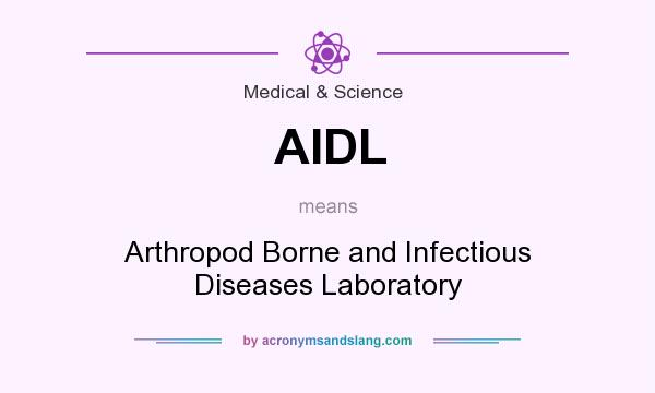 What does AIDL mean? It stands for Arthropod Borne and Infectious Diseases Laboratory