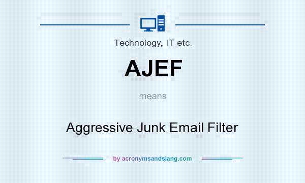 What does AJEF mean? It stands for Aggressive Junk Email Filter