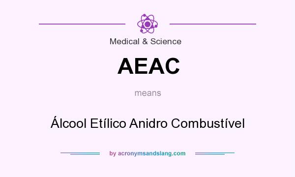 What does AEAC mean? It stands for Álcool Etílico Anidro Combustível