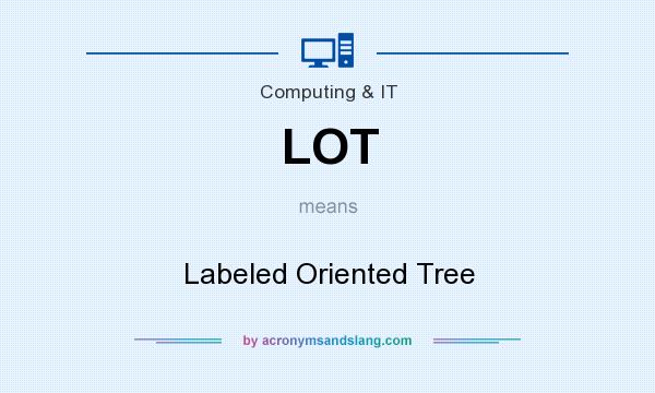 What does LOT mean? It stands for Labeled Oriented Tree