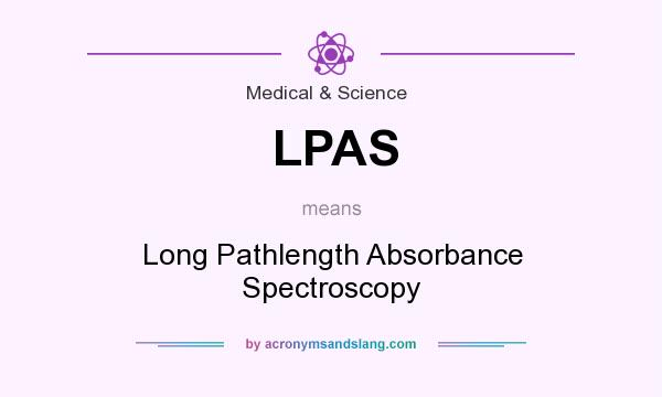 What does LPAS mean? It stands for Long Pathlength Absorbance Spectroscopy