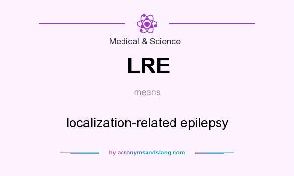 What does LRE mean? It stands for localization-related epilepsy