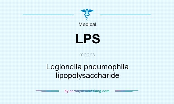 What does LPS mean? It stands for Legionella pneumophila lipopolysaccharide