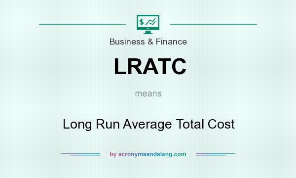 What does LRATC mean? It stands for Long Run Average Total Cost