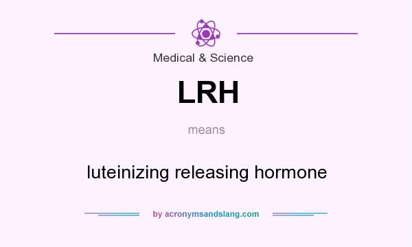What does LRH mean? It stands for luteinizing releasing hormone