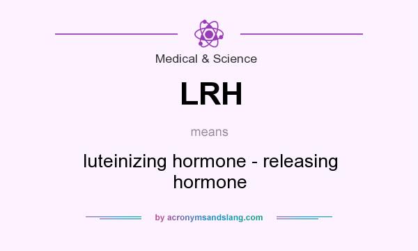What does LRH mean? It stands for luteinizing hormone - releasing hormone