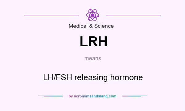 What does LRH mean? It stands for LH/FSH releasing hormone