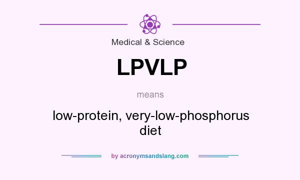 What does LPVLP mean? It stands for low-protein, very-low-phosphorus diet