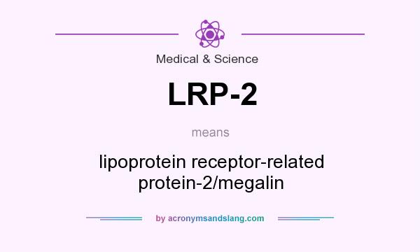 What does LRP-2 mean? It stands for lipoprotein receptor-related protein-2/megalin