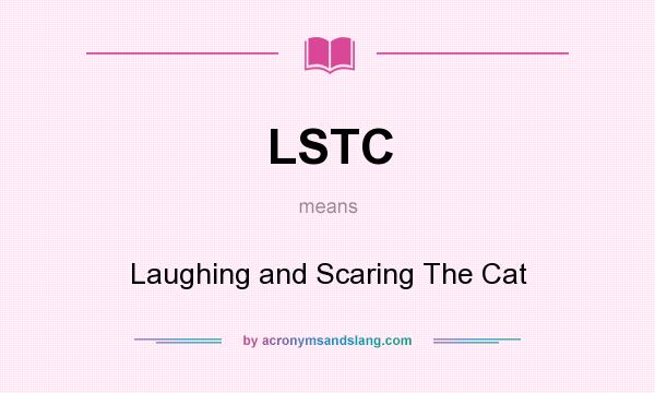 What does LSTC mean? It stands for Laughing and Scaring The Cat