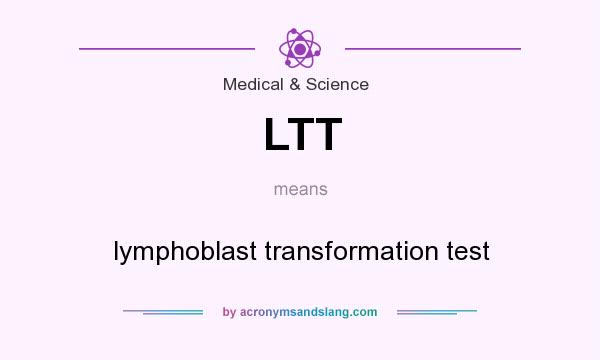 What does LTT mean? It stands for lymphoblast transformation test