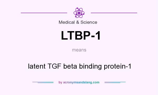 What does LTBP-1 mean? It stands for latent TGF beta binding protein-1