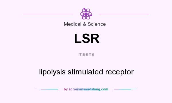 What does LSR mean? It stands for lipolysis stimulated receptor