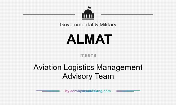 What does ALMAT mean? It stands for Aviation Logistics Management Advisory Team