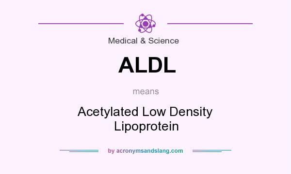 What does ALDL mean? It stands for Acetylated Low Density Lipoprotein