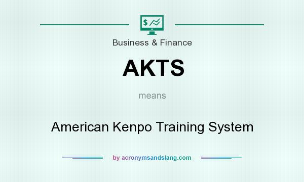 What does AKTS mean? It stands for American Kenpo Training System