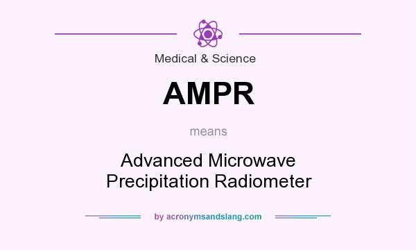 What does AMPR mean? It stands for Advanced Microwave Precipitation Radiometer