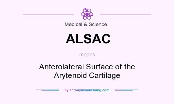 What does ALSAC mean? It stands for Anterolateral Surface of the Arytenoid Cartilage