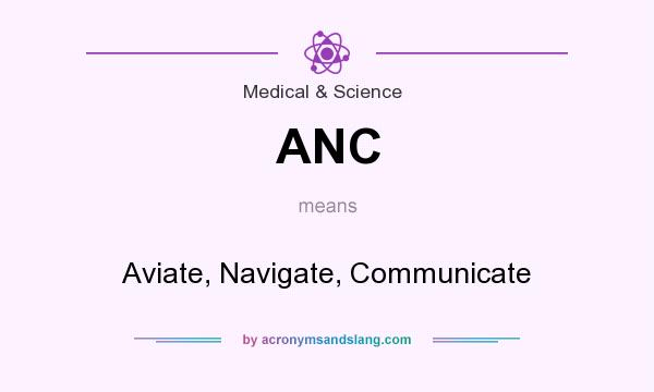 What does ANC mean? It stands for Aviate, Navigate, Communicate