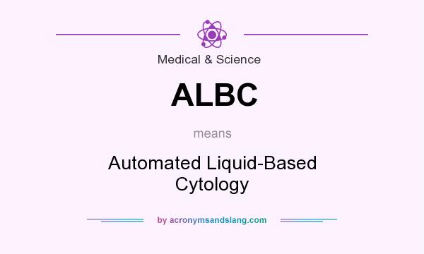 What does ALBC mean? It stands for Automated Liquid-Based Cytology