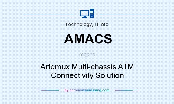 What does AMACS mean? It stands for Artemux Multi-chassis ATM Connectivity Solution