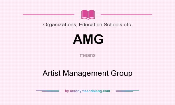 What does AMG mean? It stands for Artist Management Group