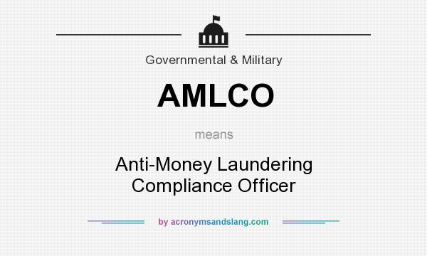 What does AMLCO mean? It stands for Anti-Money Laundering Compliance Officer