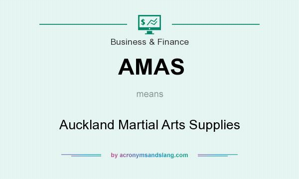 What does AMAS mean? It stands for Auckland Martial Arts Supplies