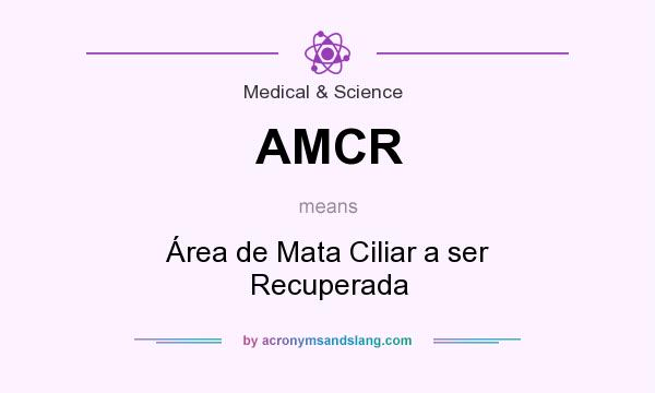 What does AMCR mean? It stands for Área de Mata Ciliar a ser Recuperada