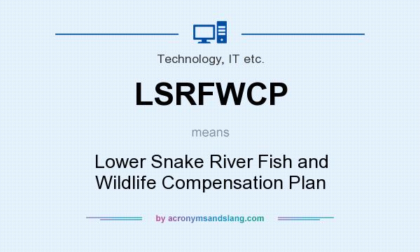 What does LSRFWCP mean? It stands for Lower Snake River Fish and Wildlife Compensation Plan