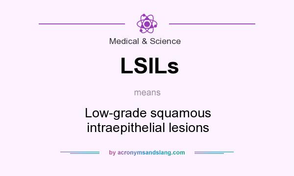 What does LSILs mean? It stands for Low-grade squamous intraepithelial lesions