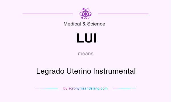What does LUI mean? It stands for Legrado Uterino Instrumental