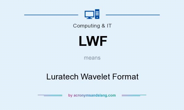 What does LWF mean? It stands for Luratech Wavelet Format