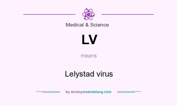 What does LV mean? It stands for Lelystad virus