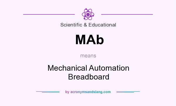 What does MAb mean? It stands for Mechanical Automation Breadboard