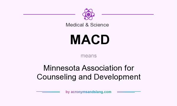 What does MACD mean? It stands for Minnesota Association for Counseling and Development
