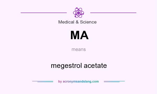 What does MA mean? It stands for megestrol acetate