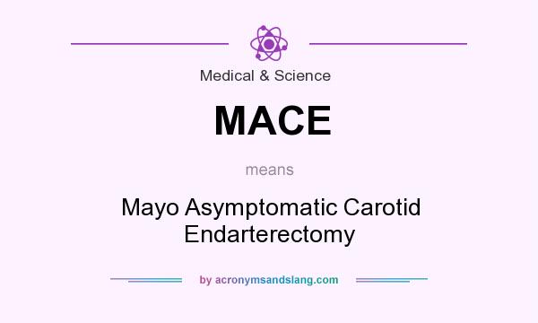 What does MACE mean? It stands for Mayo Asymptomatic Carotid Endarterectomy