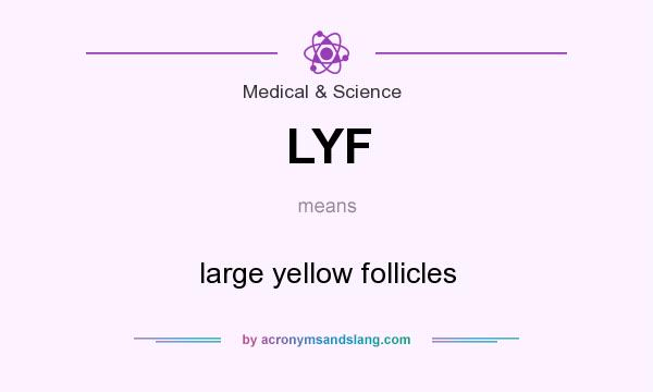 What does LYF mean? It stands for large yellow follicles