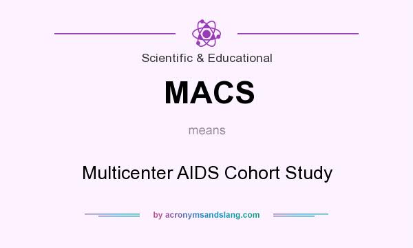 What does MACS mean? It stands for Multicenter AIDS Cohort Study