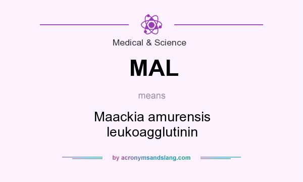 What does MAL mean? It stands for Maackia amurensis leukoagglutinin