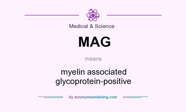 What does MAG mean? It stands for myelin associated glycoprotein-positive