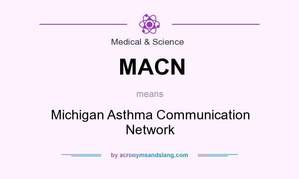 What does MACN mean? It stands for Michigan Asthma Communication Network