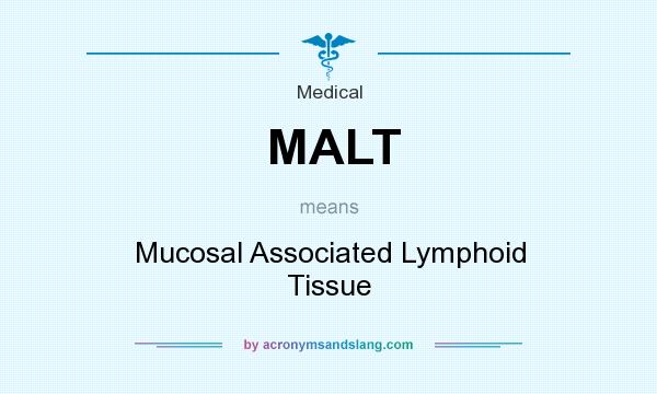 What does MALT mean? It stands for Mucosal Associated Lymphoid Tissue