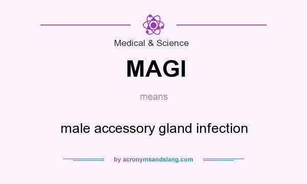 What does MAGI mean? It stands for male accessory gland infection