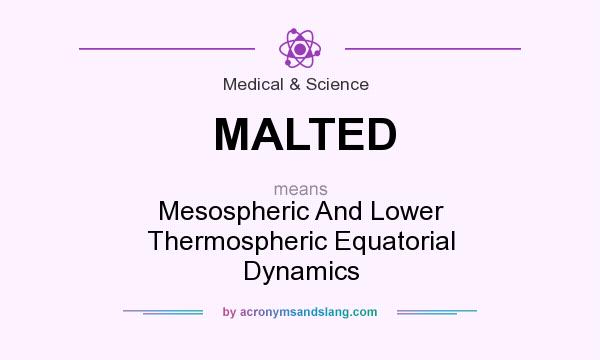 What does MALTED mean? It stands for Mesospheric And Lower Thermospheric Equatorial Dynamics