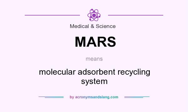 What does MARS mean? It stands for molecular adsorbent recycling system