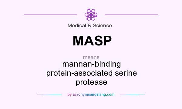 What does MASP mean? It stands for mannan-binding protein-associated serine protease
